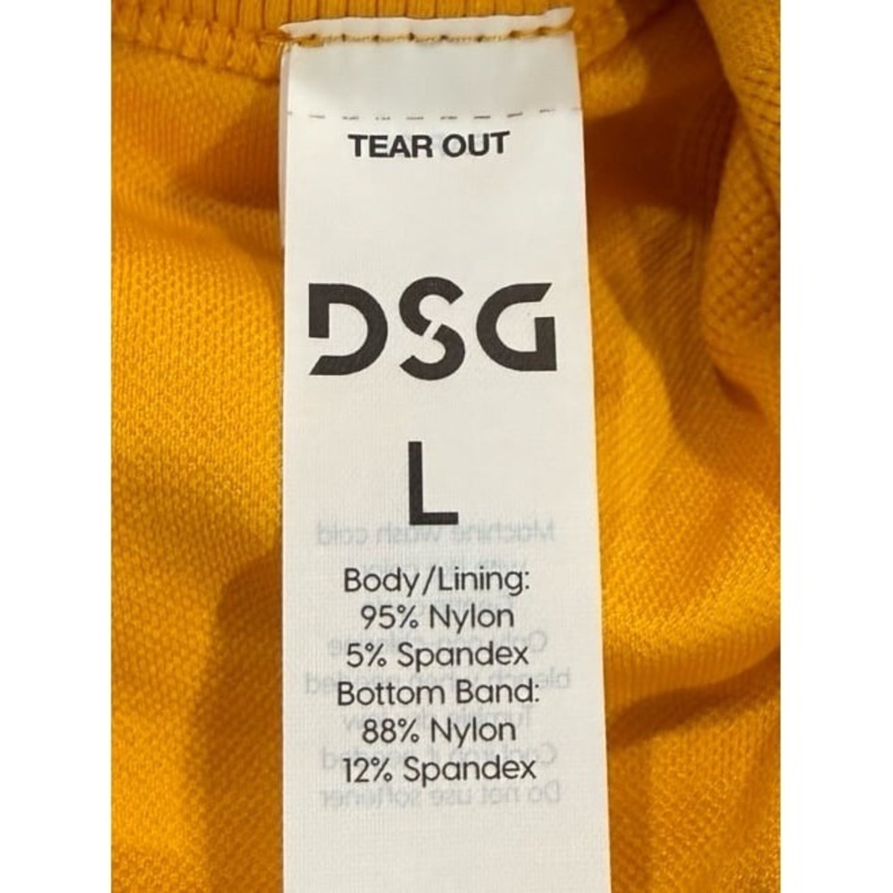 DSG Women's Large High Neck Brami University‎ Gold - Picture 4 of 5